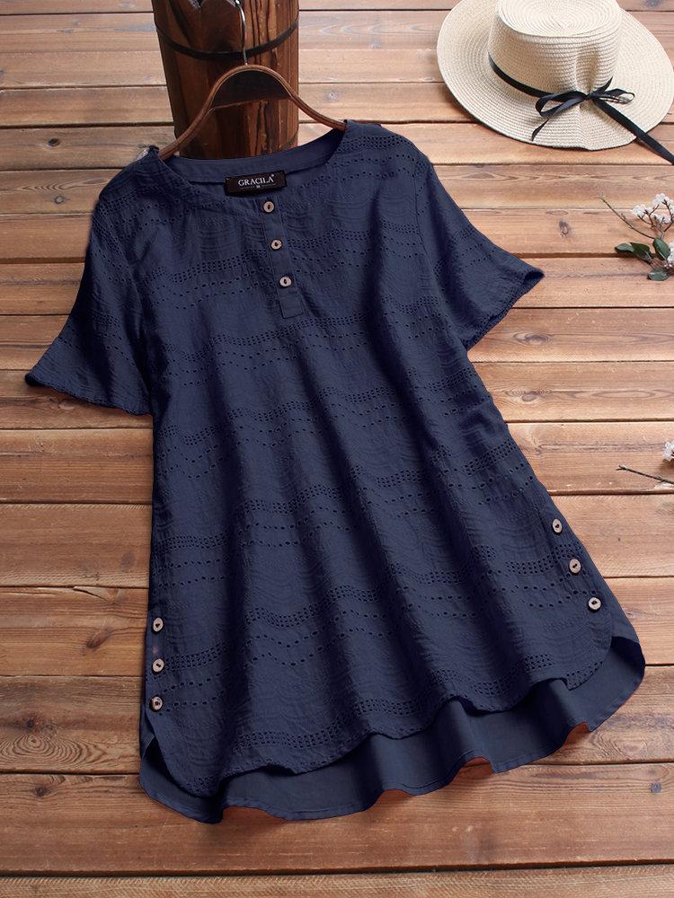Damska Letnia Bluzka | Henley