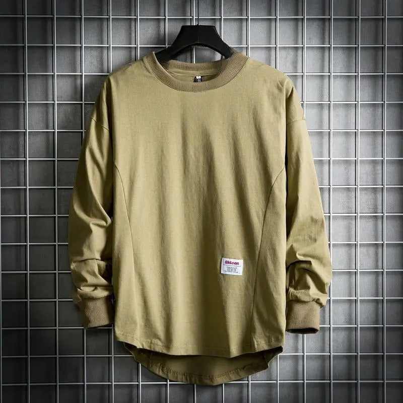 Męski Sweter Ciepły Prążkowany Oversize | Zimowa