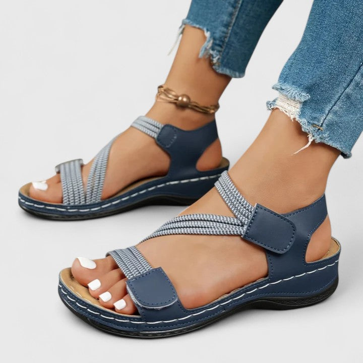 Damskie Sandały z Wieloma Paskami | Casual