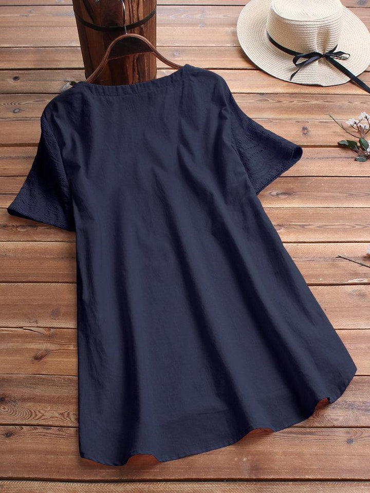 Damska Letnia Bluzka | Henley