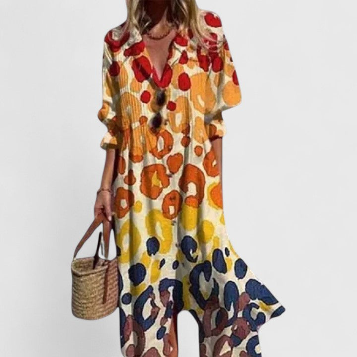 Damska Elegancka Sukienka Boho na Lato | Maxi