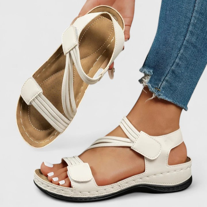 Damskie Sandały z Wieloma Paskami | Casual