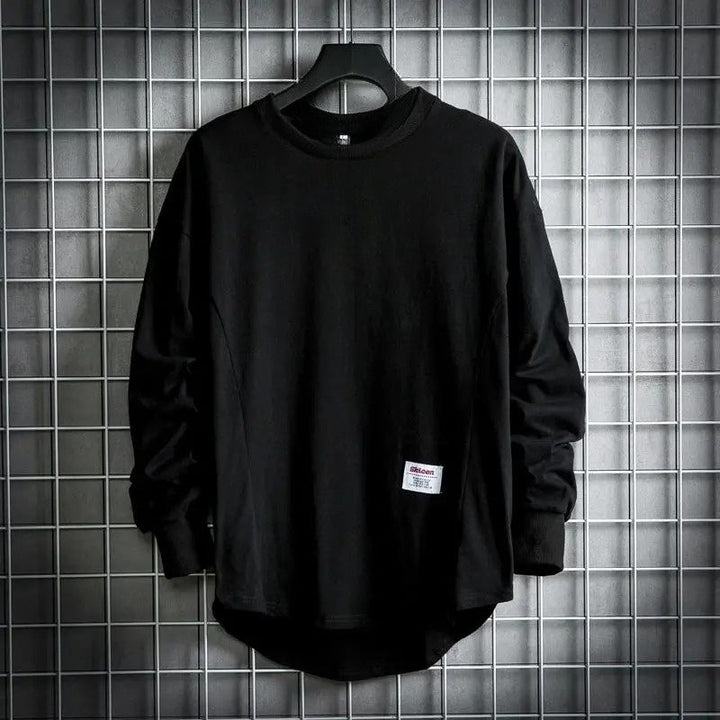 Męski Sweter Ciepły Prążkowany Oversize | Zimowa