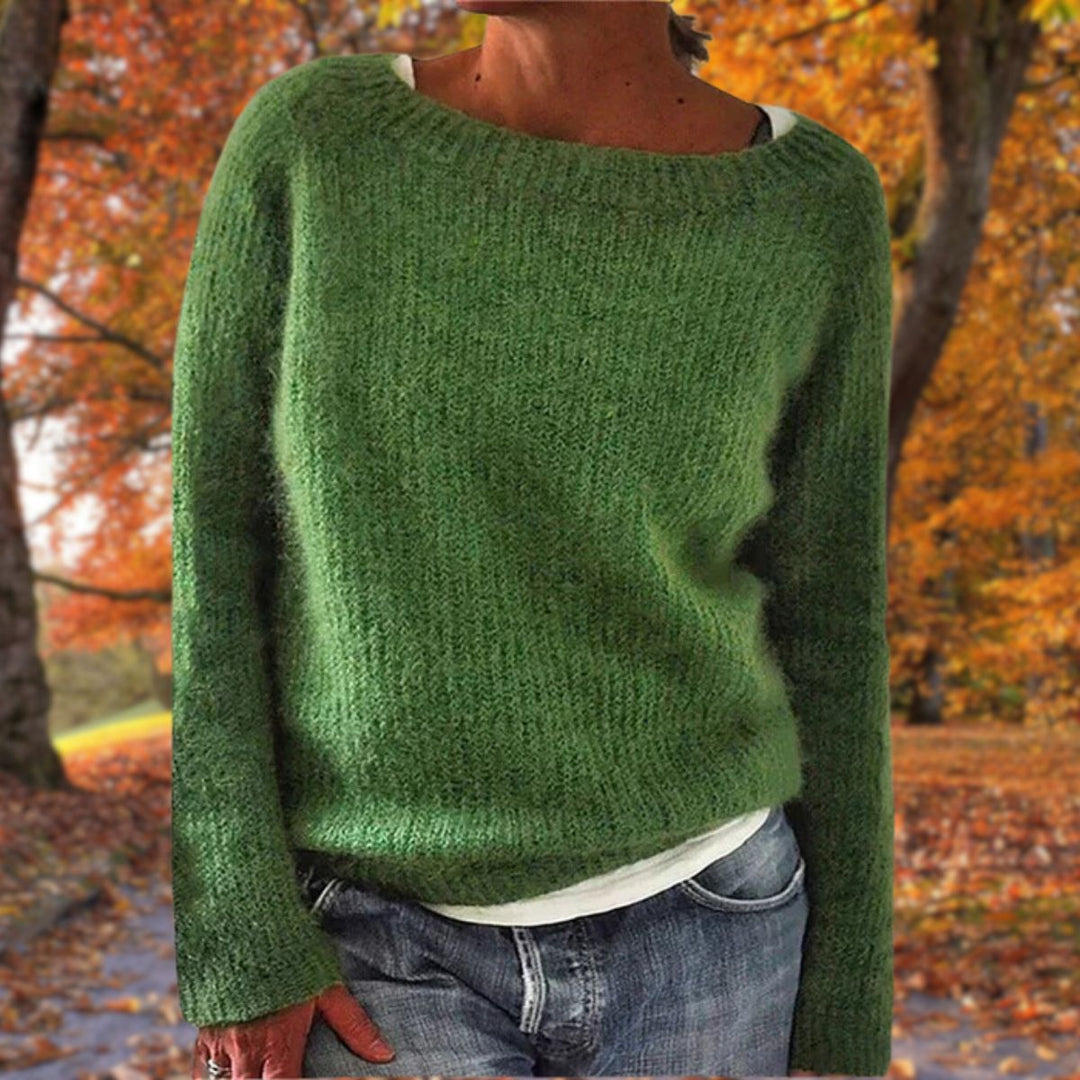 Damski Sweter Zimowy z Dzianiny | Ciepły