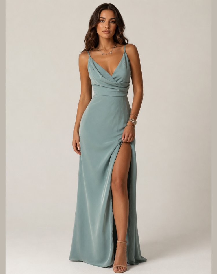 Damska Elegancka Sukienka Wieczorowa | Maxi