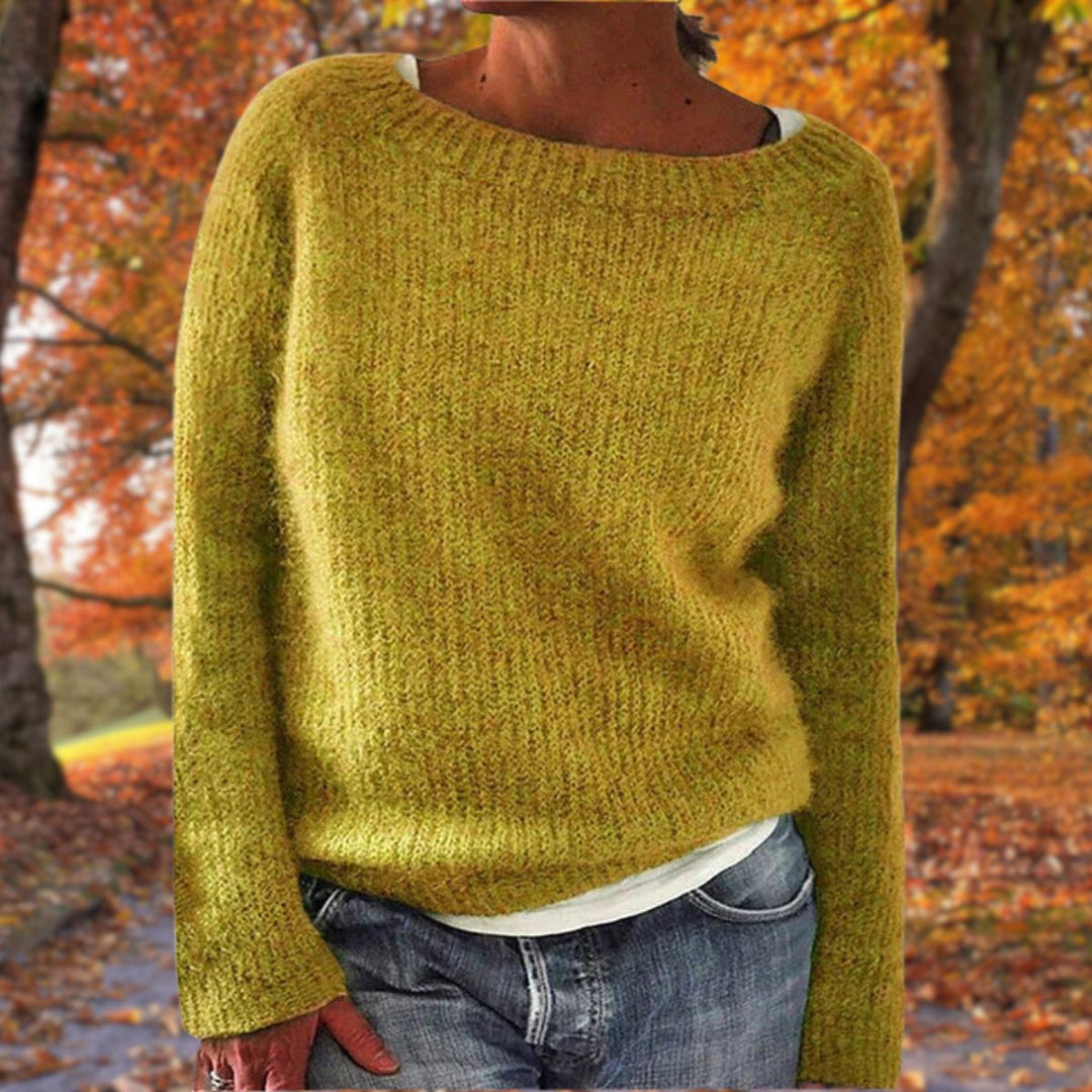 Damski Sweter Zimowy z Dzianiny | Ciepły
