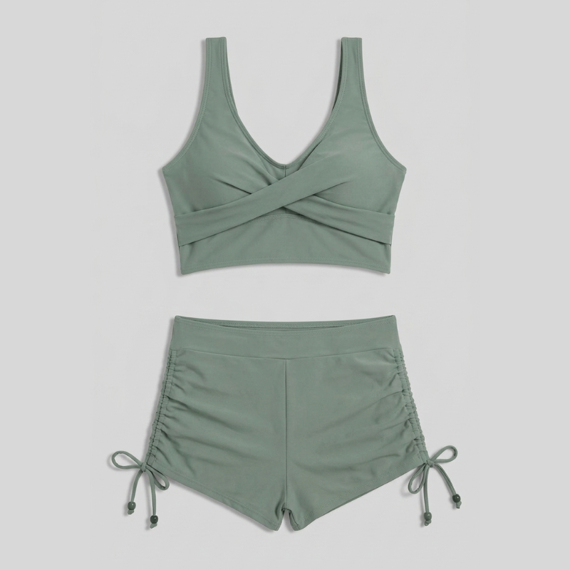 Damski Komplet Bikini | Wysoki Stan