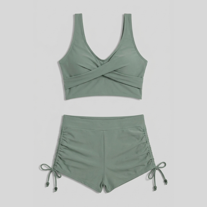 Damski Komplet Bikini | Wysoki Stan