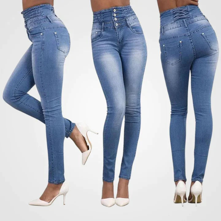 Damskie Jeansy Skinny | Wysoki Stan