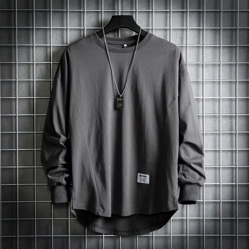 Męski Sweter Ciepły Prążkowany Oversize | Zimowa