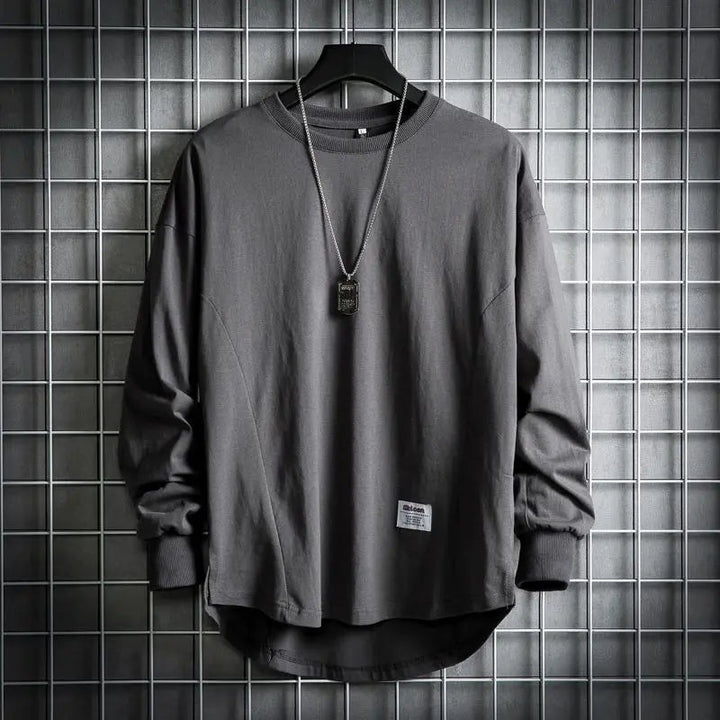 Męski Sweter Ciepły Prążkowany Oversize | Zimowa