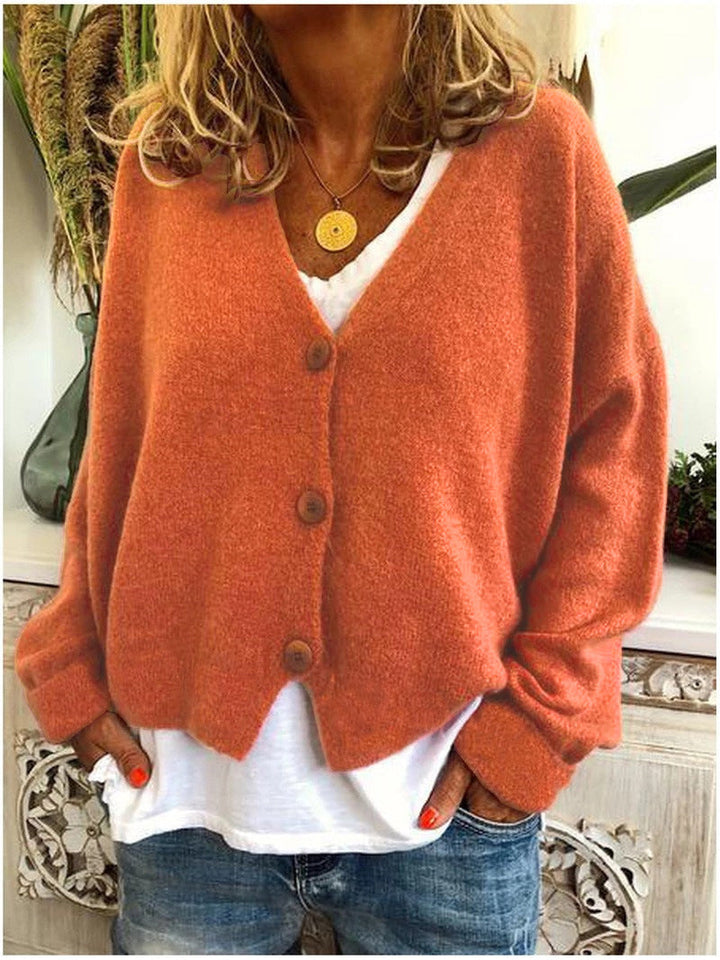 Damski Kardigan Krótki | V-Neck