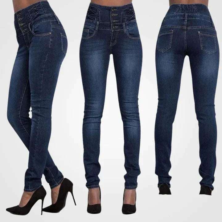 Damskie Jeansy Skinny | Wysoki Stan