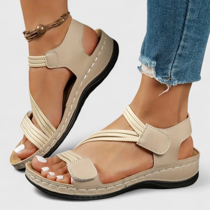 Damskie Sandały z Wieloma Paskami | Casual