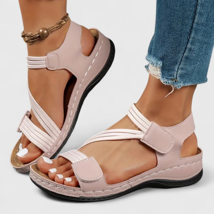 Damskie Sandały z Wieloma Paskami | Casual