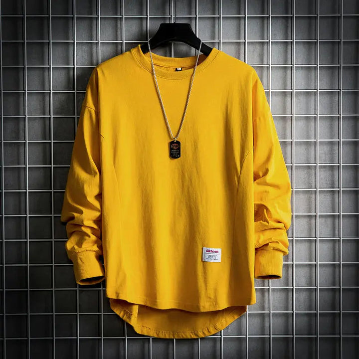 Męski Sweter Ciepły Prążkowany Oversize | Zimowa