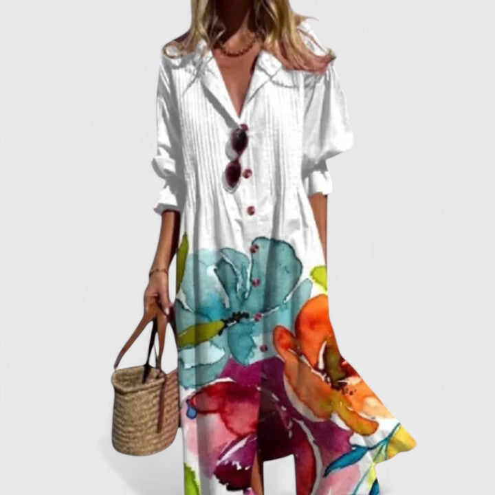 Damska Elegancka Sukienka Boho na Lato | Maxi