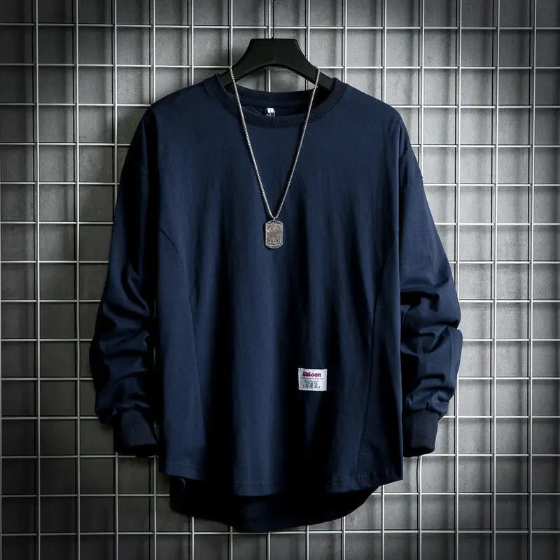 Męski Sweter Ciepły Prążkowany Oversize | Zimowa