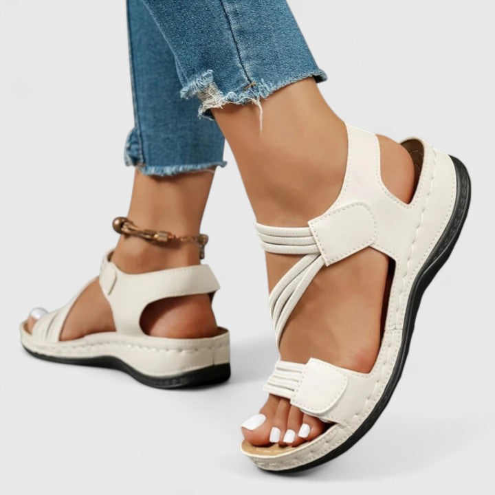 Damskie Sandały z Wieloma Paskami | Casual