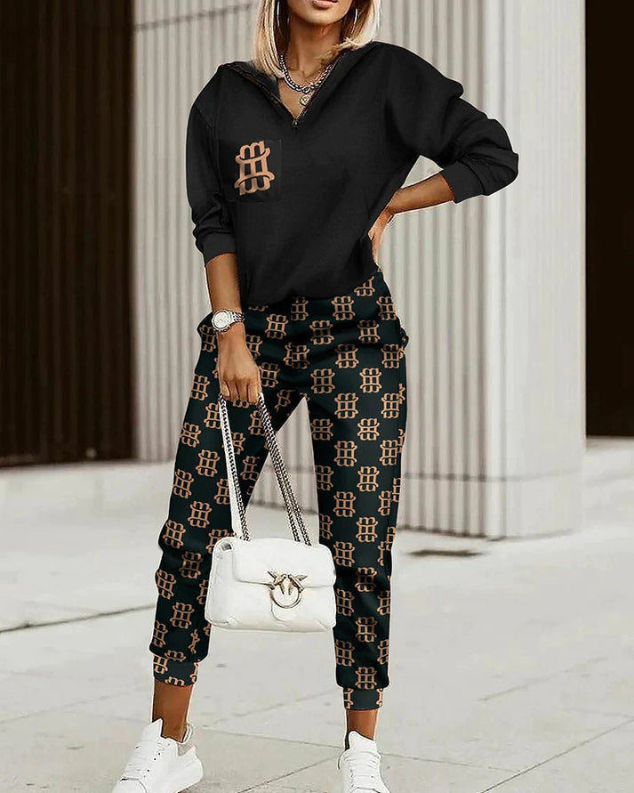 Damski Zestaw Geometryczny | Casual