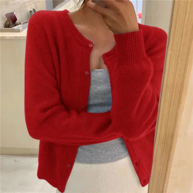 Damski Kardigan Zimowy | Casual