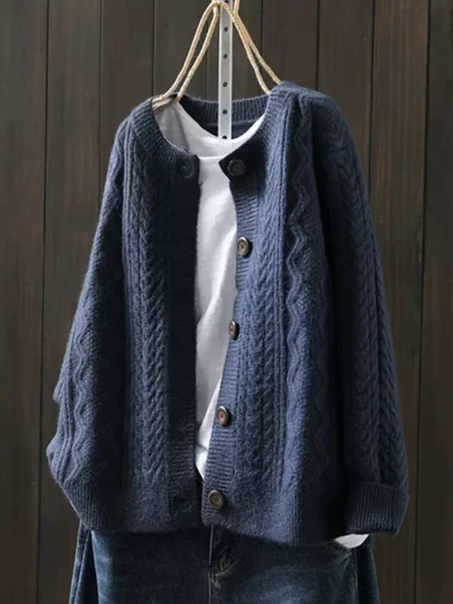 Damski Kardigan Gruby Oversize | Zimowy