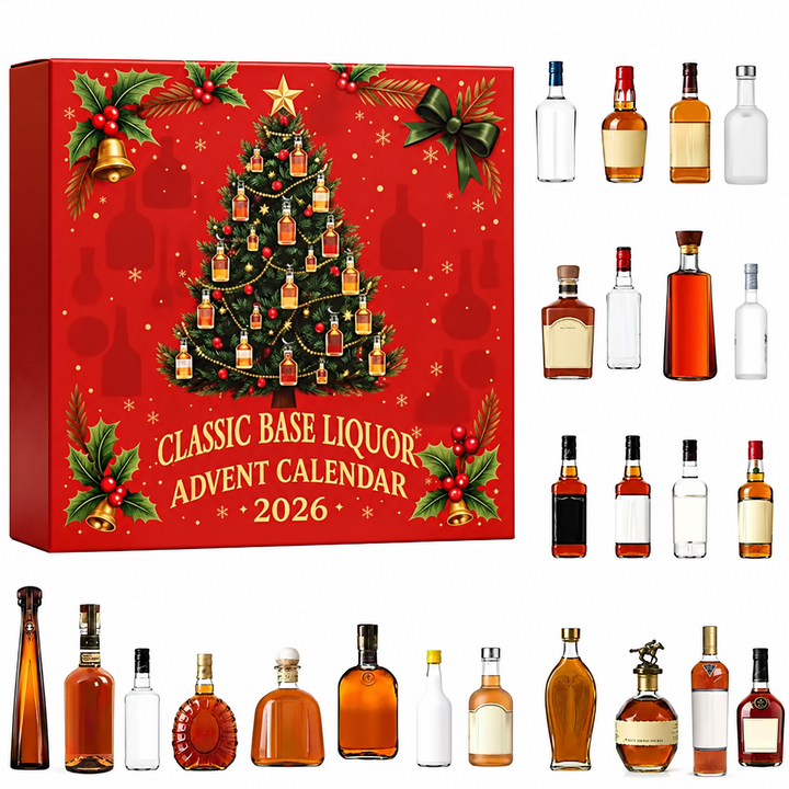 Kalendarz Adwentowy z Zawieszkami Whisky | Świąteczny