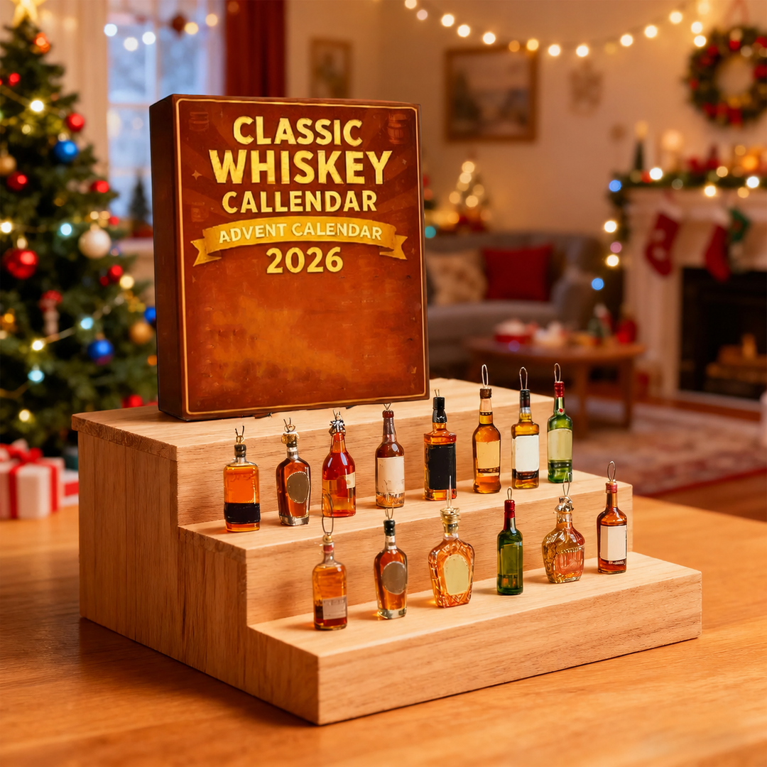Kalendarz Adwentowy z Zawieszkami Whisky | Świąteczny