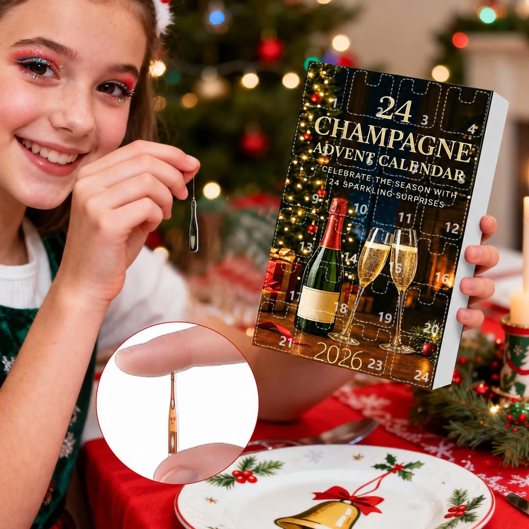 Kalendarz Adwentowy Z Ozdobami W Kształcie Butelek Whisky | Świąteczny