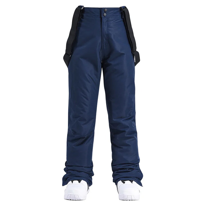 Unisex Spodnie Narciarskie Ocieplane z Szelkami | Snowboardowe