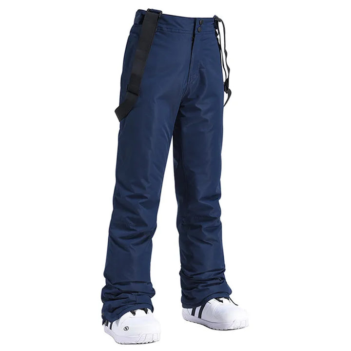 Unisex Spodnie Narciarskie Ocieplane z Szelkami | Snowboardowe
