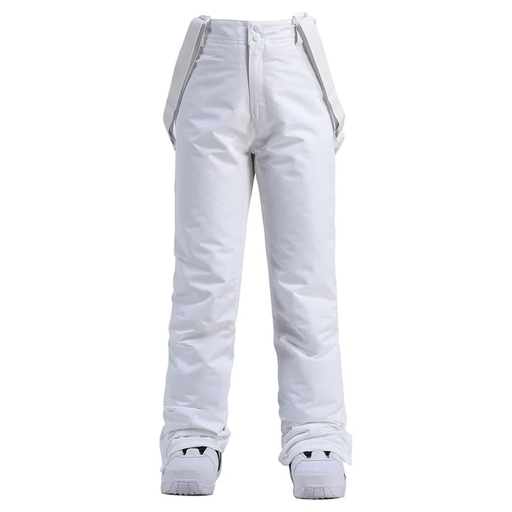Unisex Spodnie Narciarskie Ocieplane z Szelkami | Snowboardowe