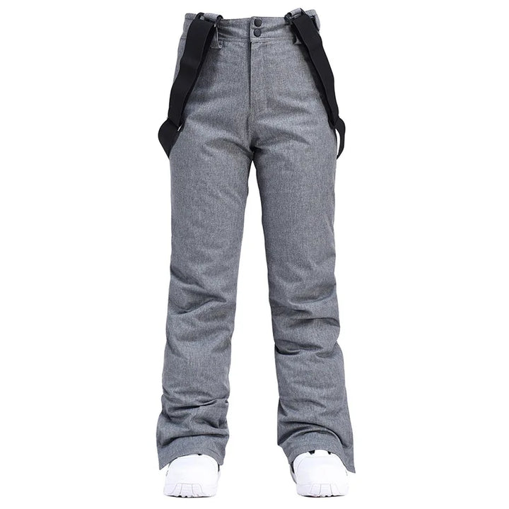 Unisex Spodnie Narciarskie Ocieplane z Szelkami | Snowboardowe