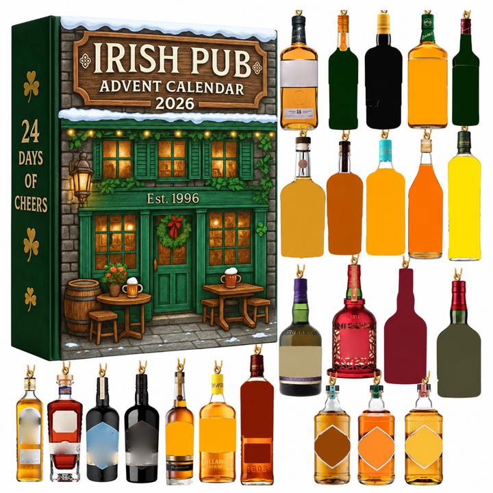 Kalendarz Adwentowy z Zawieszkami Whisky | Świąteczny