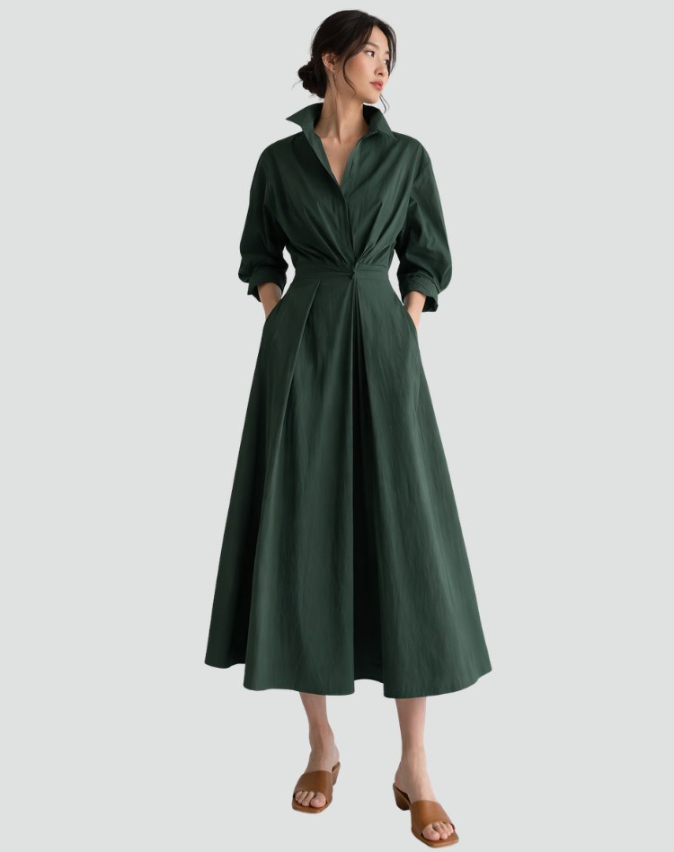Damska Formalna Sukienka | Midi