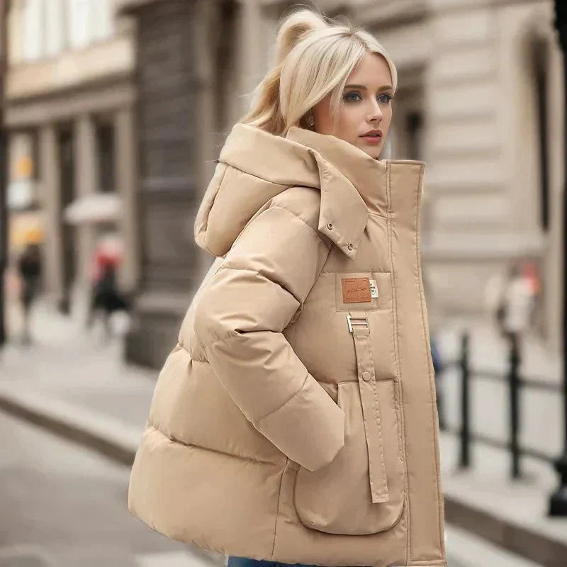 Damska Kurtka Oversize Pikowana | Zimowy