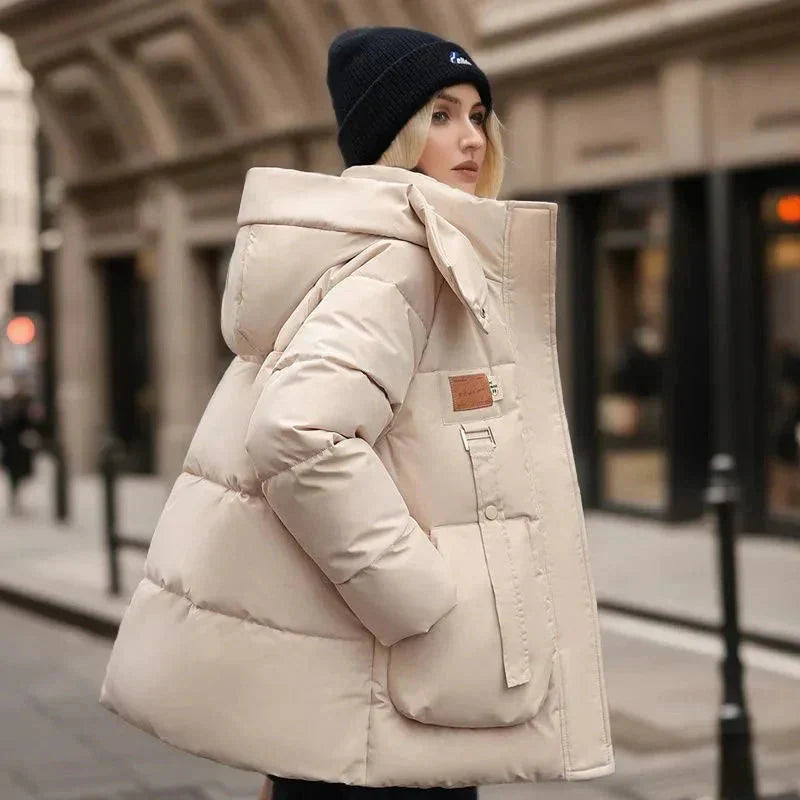 Damska Kurtka Oversize Pikowana | Zimowy