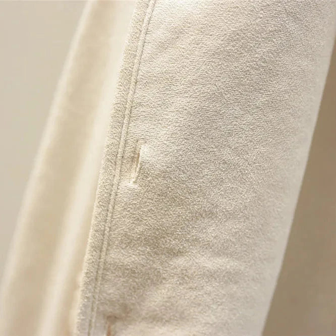 Damska Kamizelka Oversize V-Neck Zimowa | Guziki