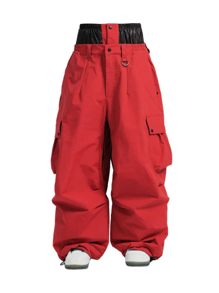 Damskie Spodnie Ski Długi Zimowe | Baggy