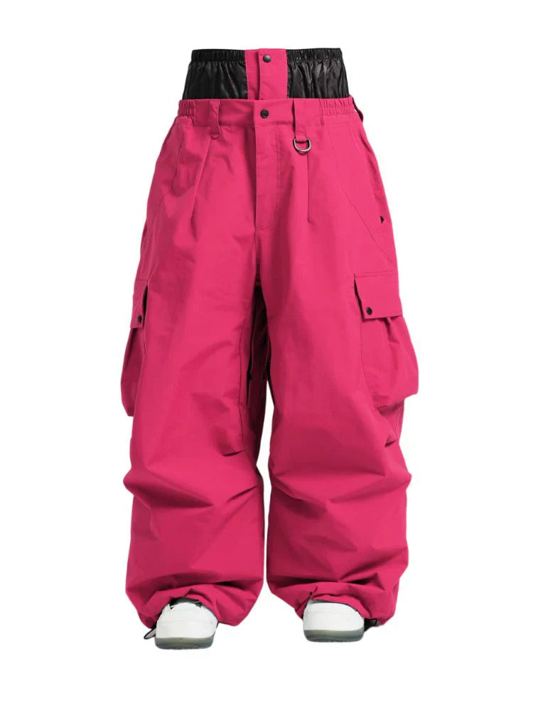 Damskie Spodnie Ski Długi Zimowe | Baggy