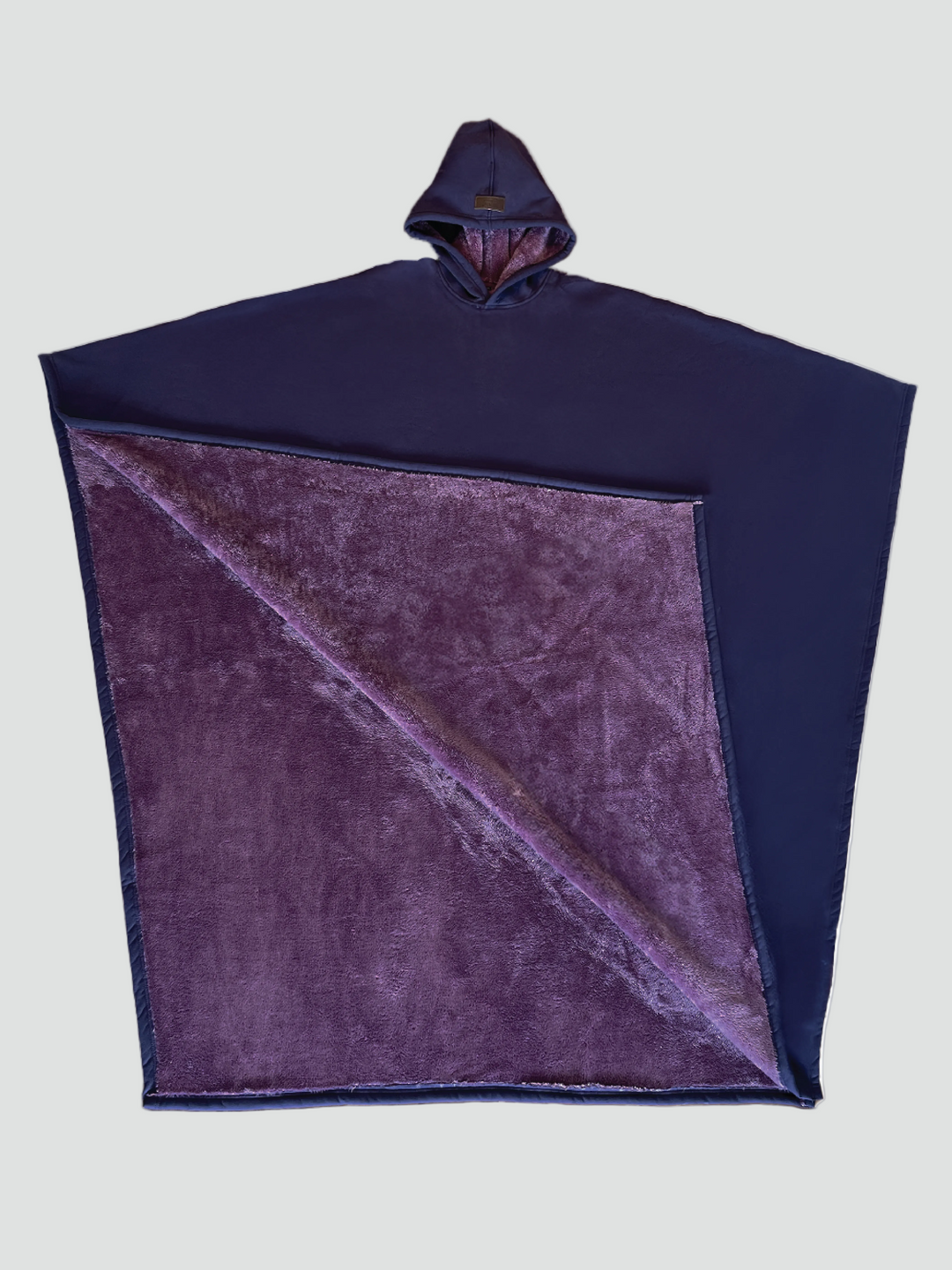 Damskie Poncho Koc Zimowa | z Kapturem