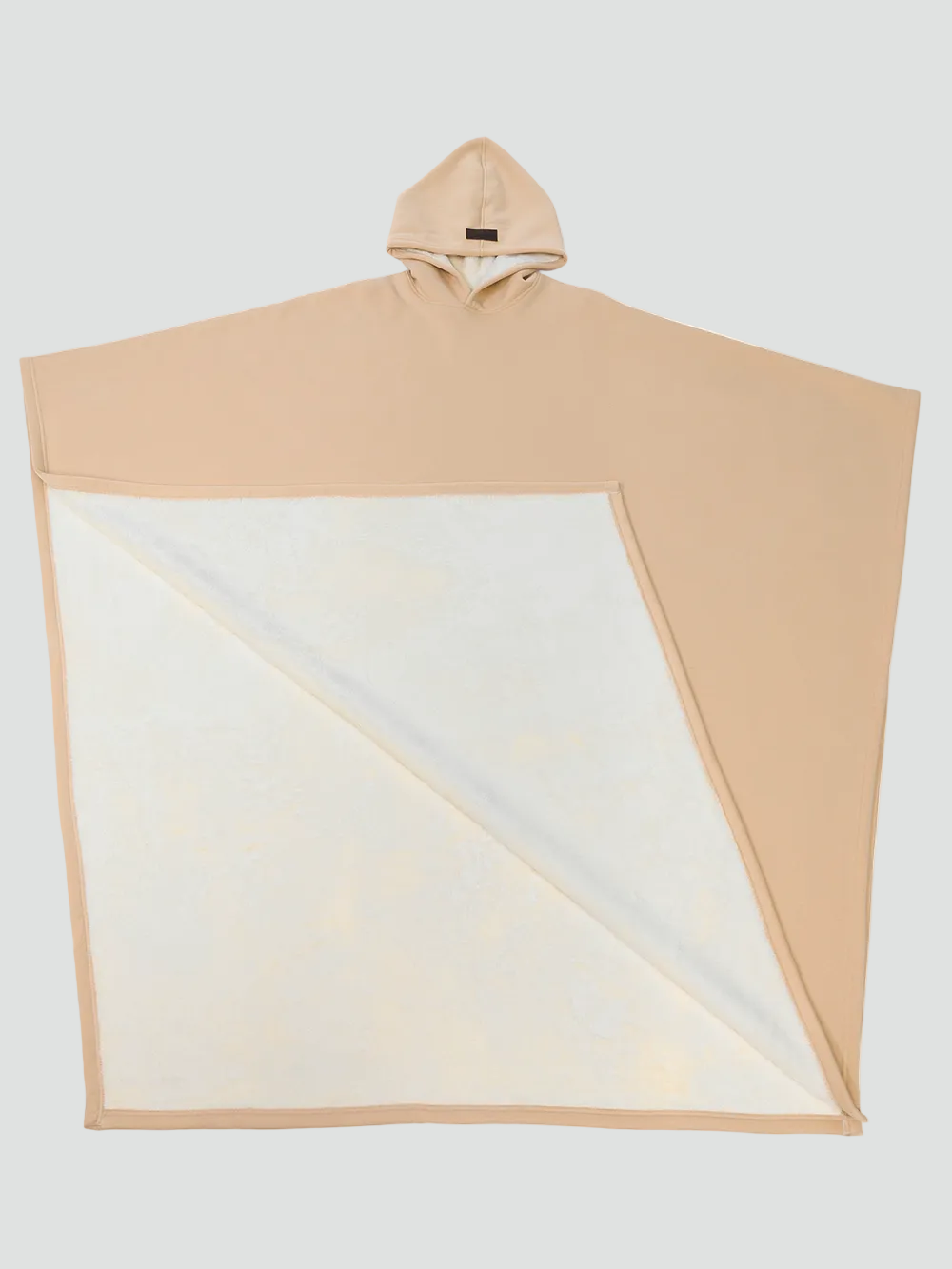 Damskie Poncho Koc Zimowa | z Kapturem