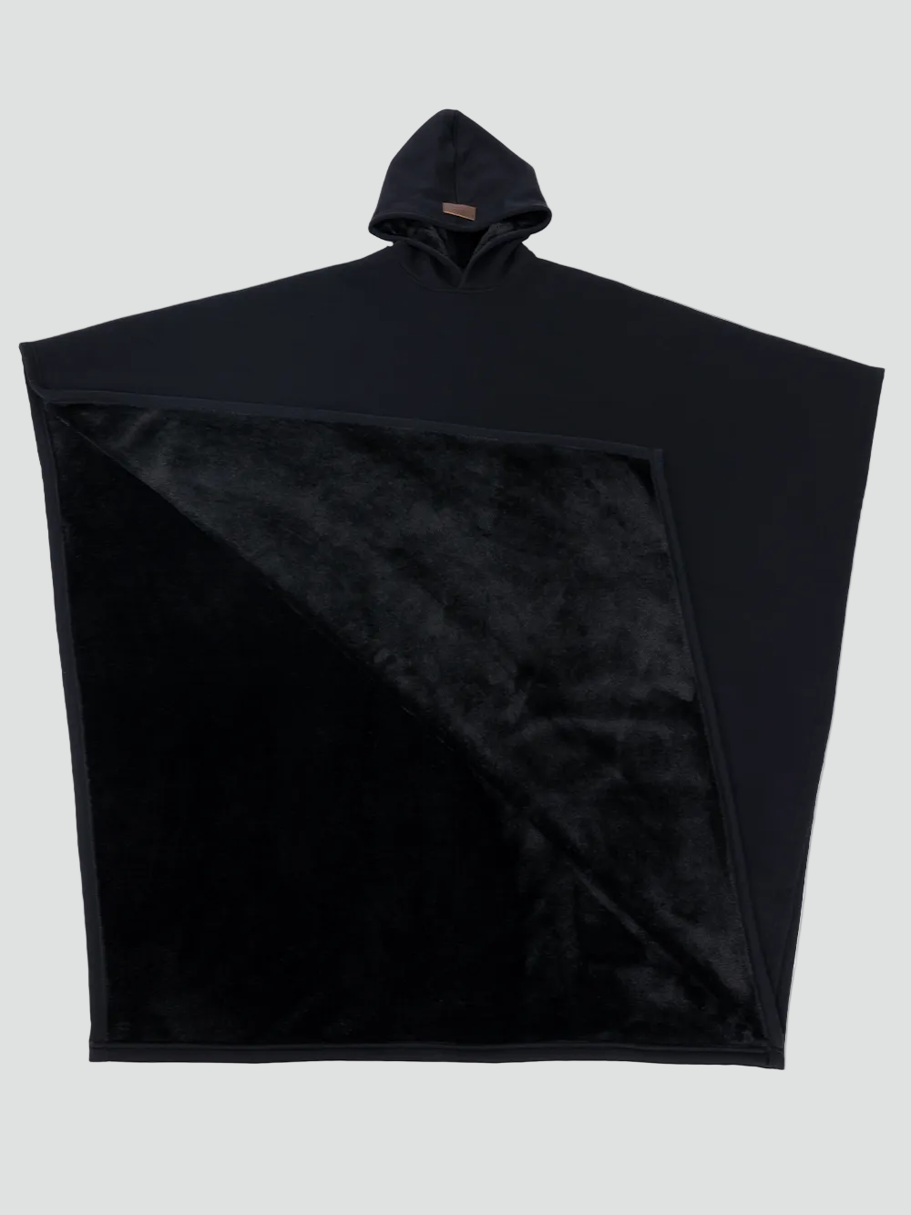 Damskie Poncho Koc Zimowa | z Kapturem