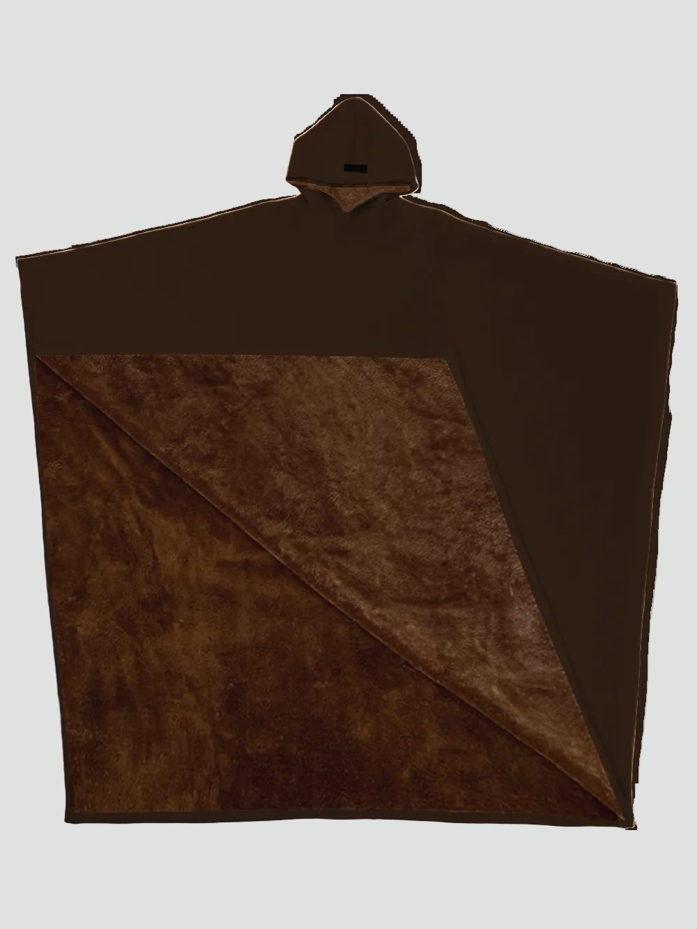 Damskie Poncho Koc Zimowa | z Kapturem