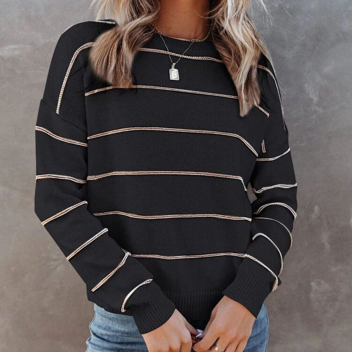 Damski Sweter w Paski | Casual