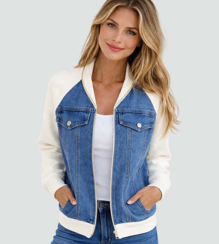 Damska Kurtka Casual Zimowa z Zamkiem | Streetwear