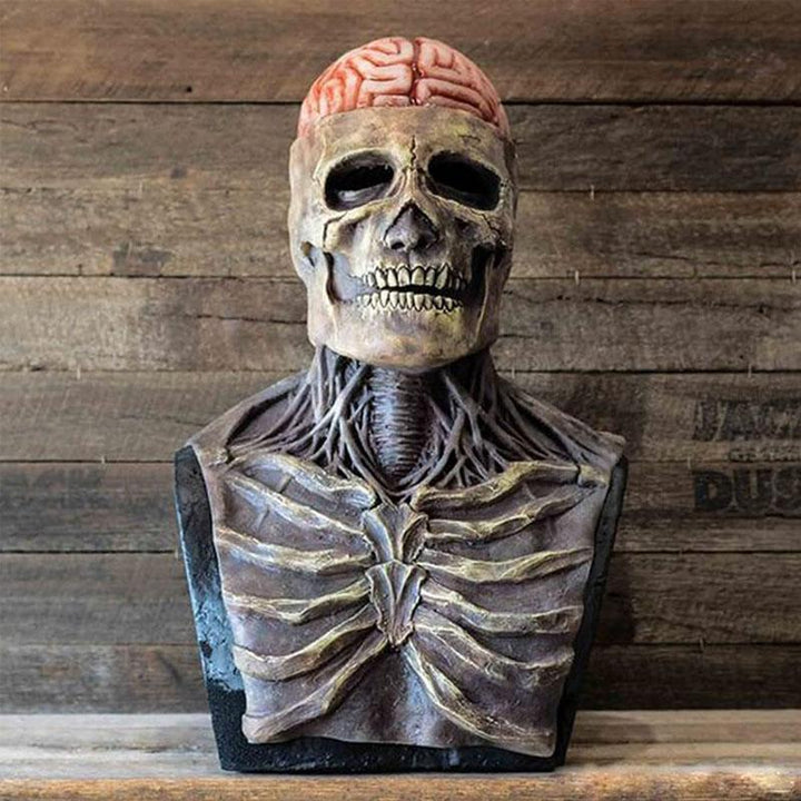 Męski Kostium Maska Czaszka Czarny | Halloween