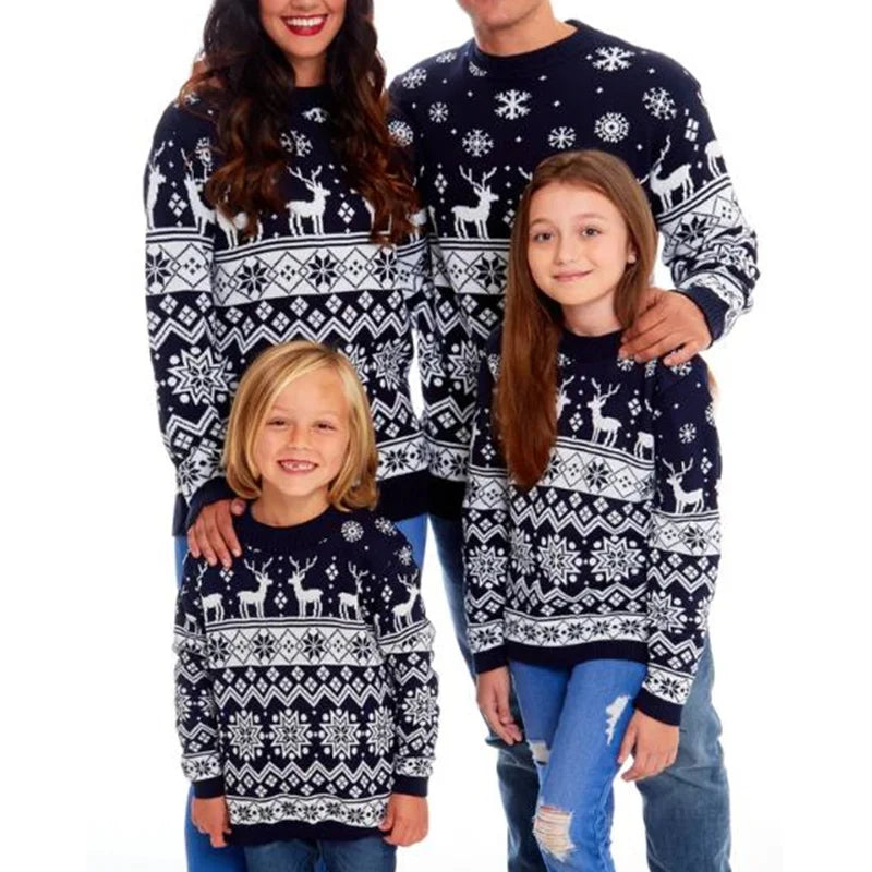 Rodzinny Sweter Świąteczny Zimowy | Fair Isle