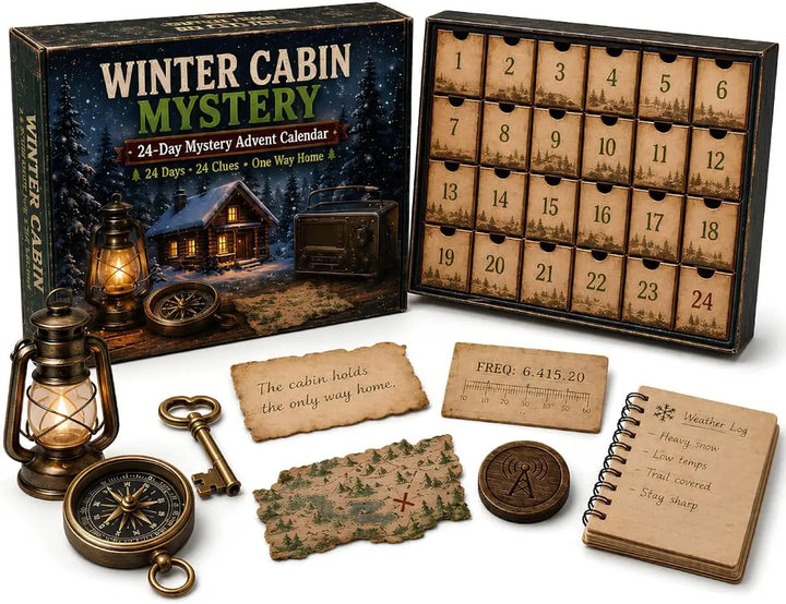 Kalendarz Adwentowy z Zagadkami Escape Room | Świąteczny