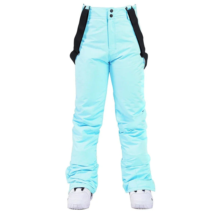 Unisex Spodnie Narciarskie Ocieplane z Szelkami | Snowboardowe
